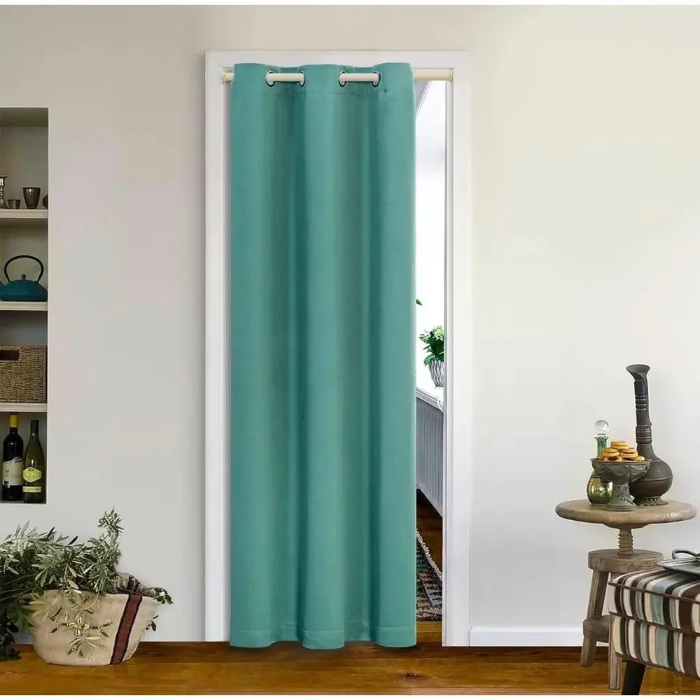 NWT MYSKYHOME Blackout Curtains for Bedroom with Grommet 42 x 72 Inch, Teal (2)